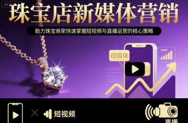 珠宝店新媒体营销，助力珠宝商家快速掌握短视频与直播运营的核心策略-77so