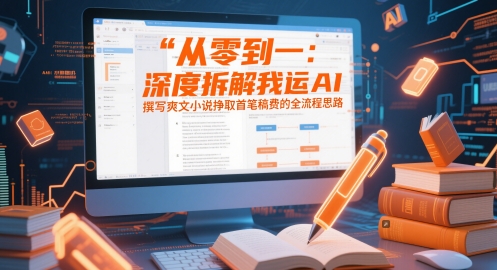 从零到一：深度拆解我运用AI撰写爽文小说挣取首笔稿费的全流程思路-77so