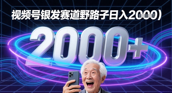蝴蝶号银发赛道流量密码野路子日入多张-77so