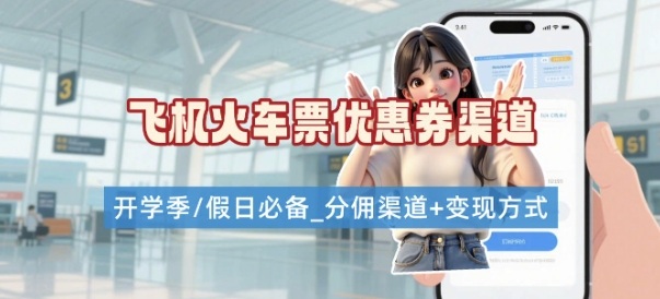 学生党必看！机票火车票优惠券申请渠道 + 项目打法，开学季节日速存-77so
