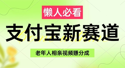 支付宝新赛道，利用老年人相亲视频，挣分成收益，轻松月入过W，操作简单-77so