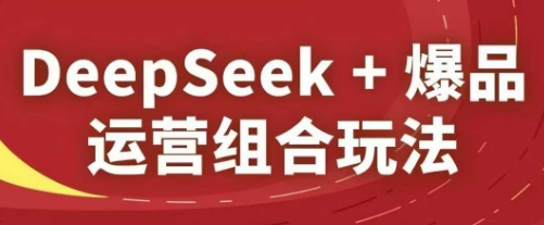 DeepSeek+爆品运营组合玩法，2025淘系精品课-77so